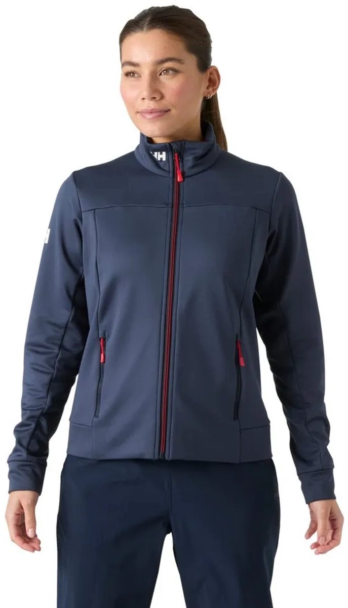 Helly Hansen Crew Fleece Met Volledige Rits Vrouw Blauw