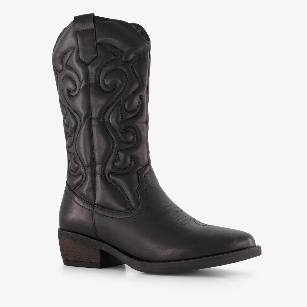 Harper leren dames cowboylaarzen zwart - Maat 37