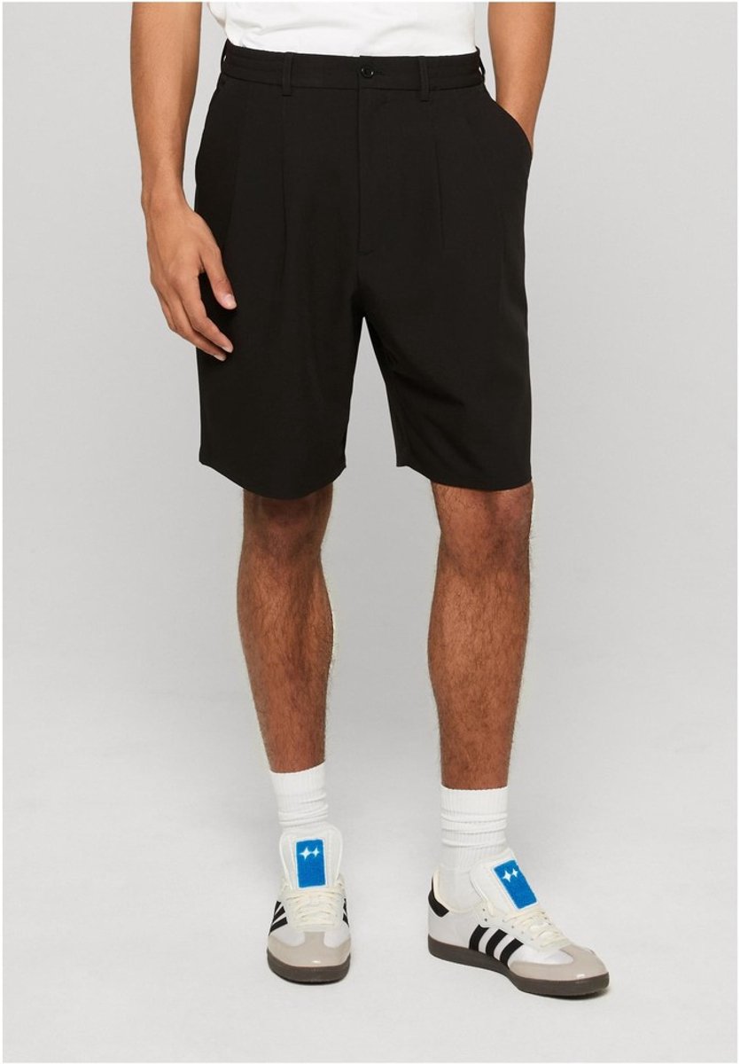 Urban Classics Wide Fit Chino Korte broek Taille 33 inch Zwart