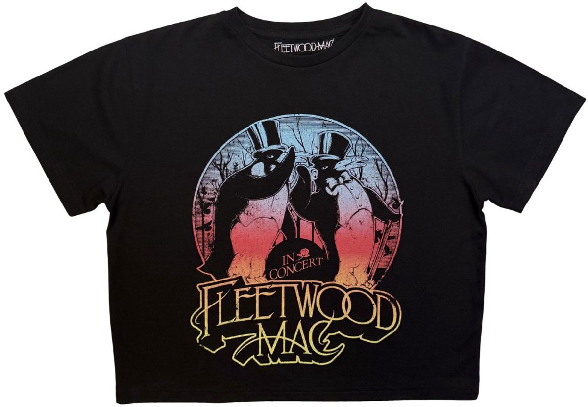 Fleetwood Mac - Gradient Penguins Crop top - 2XL - Zwart
