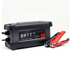 Schumacher Electric SPX 458 – Automatische Druppellader 3A 12V voor auto, scooter, motor – Smart akku lader met microprocessor