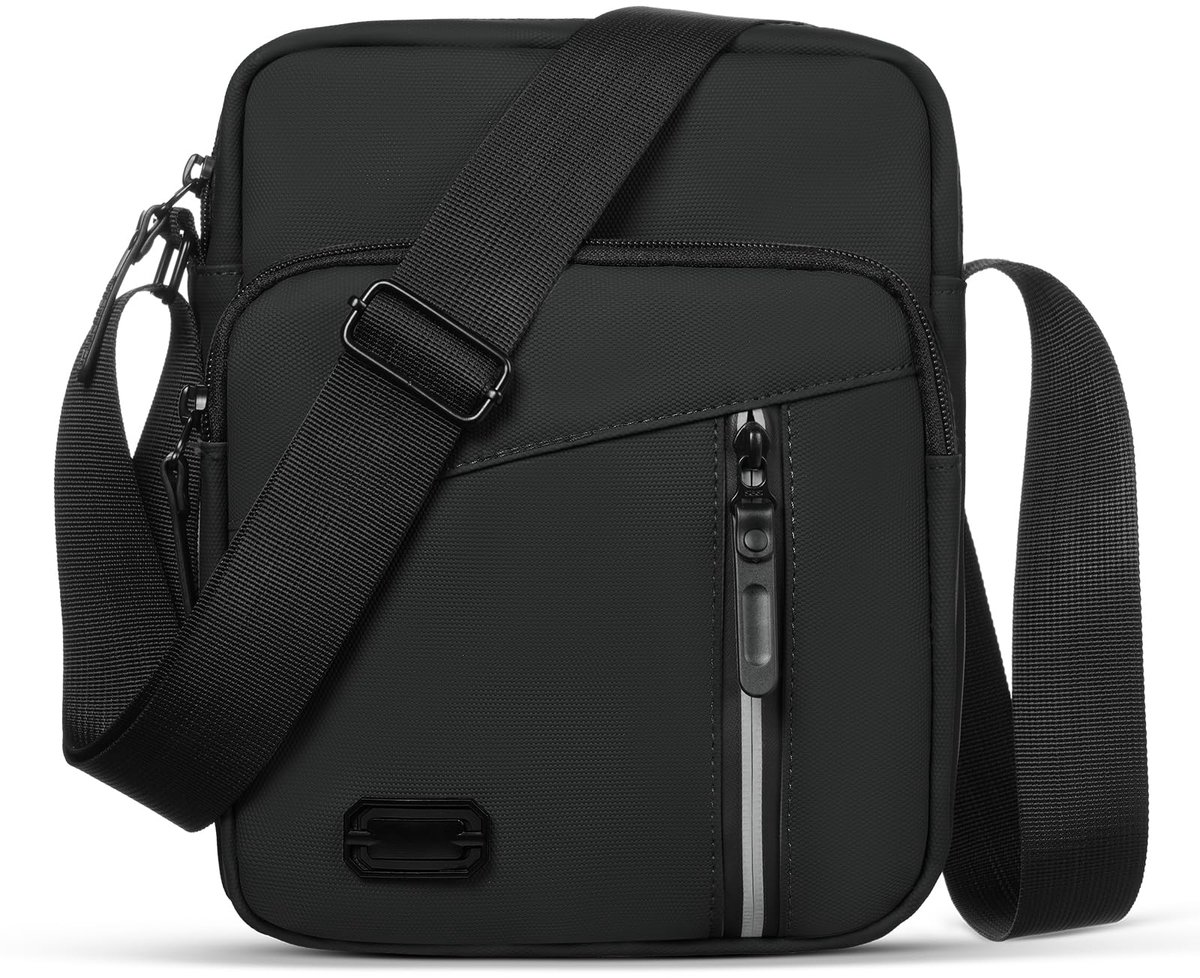 Schoudertas voor heren - waterdicht - messenger bag met meerdere vakken - ideaal voor dagelijks gebruik - SnelShoppen