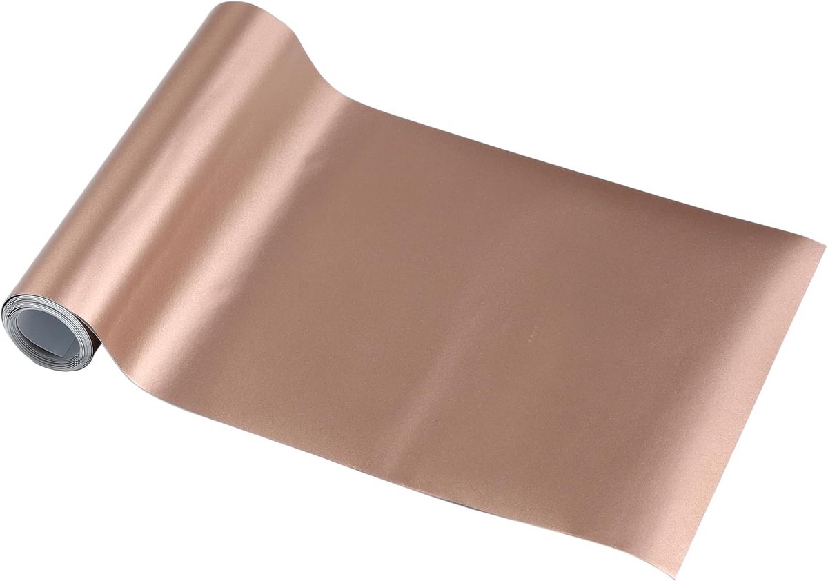 1 Stuk Auto Folie 0.5 ft x 59.84 Inch Vinyl Wrap Hoes Universele Auto Beschermende PVC Roze Gouden Kleur Exterieur Interieur