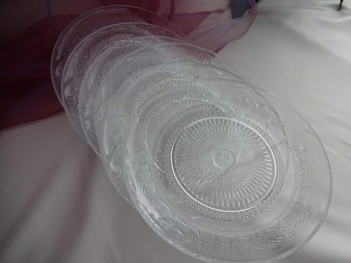 Taartborden Dessertborden Bord Servierplaat Glas 20 cm