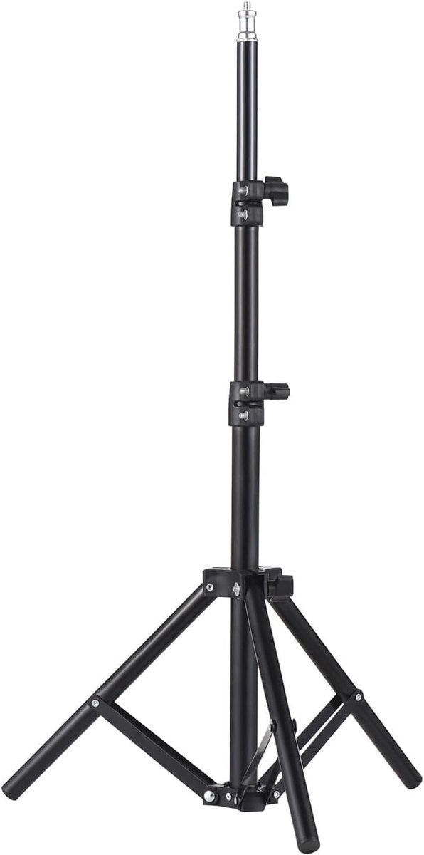Universele projectorstatiefstandaard, uitrekbare projectorhouder, draagbare houder van aluminiumlegering, 1/4-inch interface, in hoogte verstelbaar voor LCD-projector