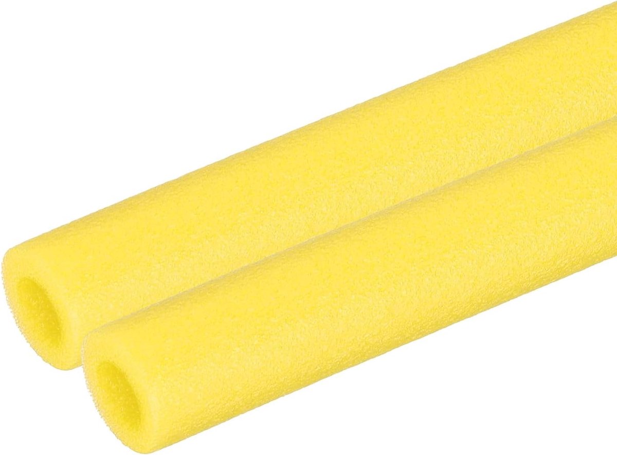 Isolatie Foam Buis Foam Pijp Tubing Covers Geel 2 | 3/8 "(10 mm) ID x 3,3 FT x 0,8 inch OD, warmtebehoud, voor warmtewater pijp vriesbescherming