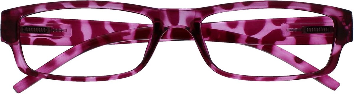 Unisex Ace Reading Bril, Roze schildpad, +3,50 Dioptrien