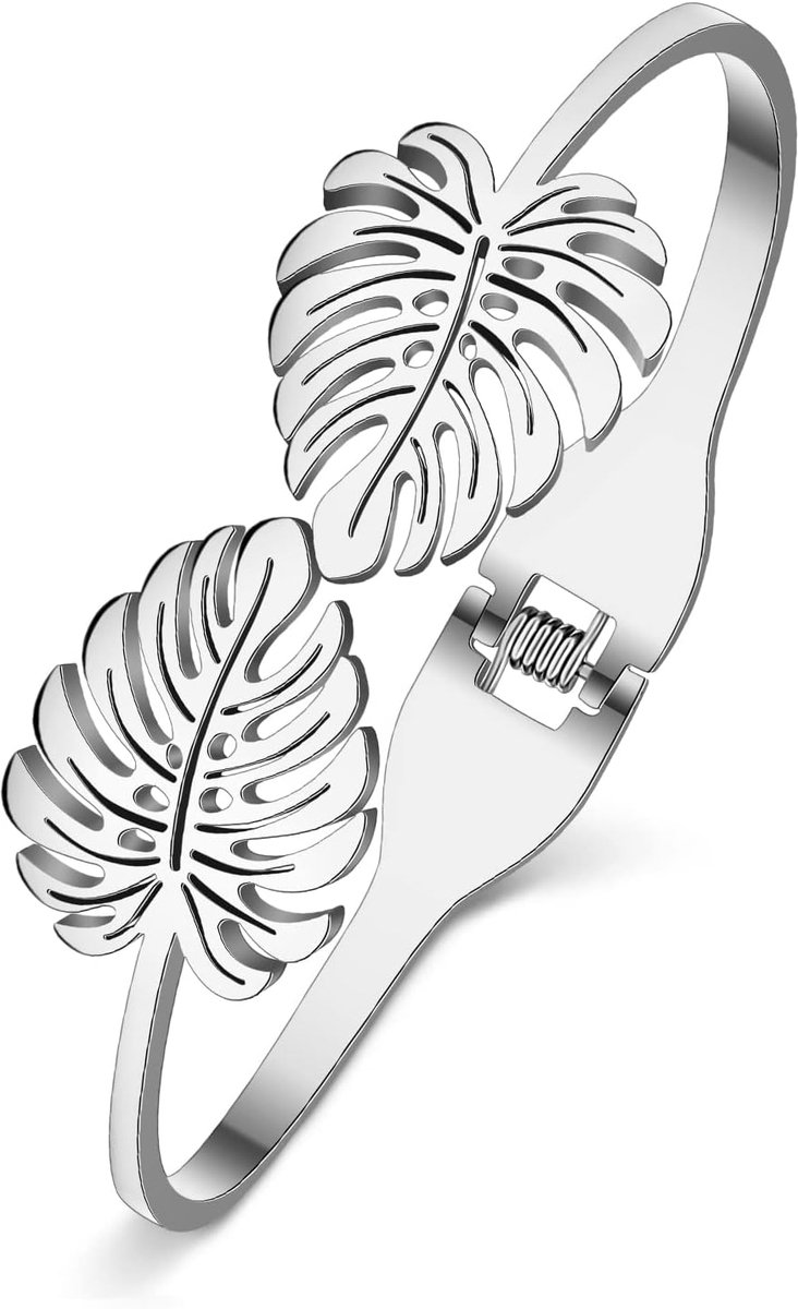 18K Goud Verzilverd Rhinestone Fall Bladeren Bangle Hollow Out Manchet Armbanden Nieuwigheid Sieraden Voor Vrouwen Charms Geschenken Accessoires