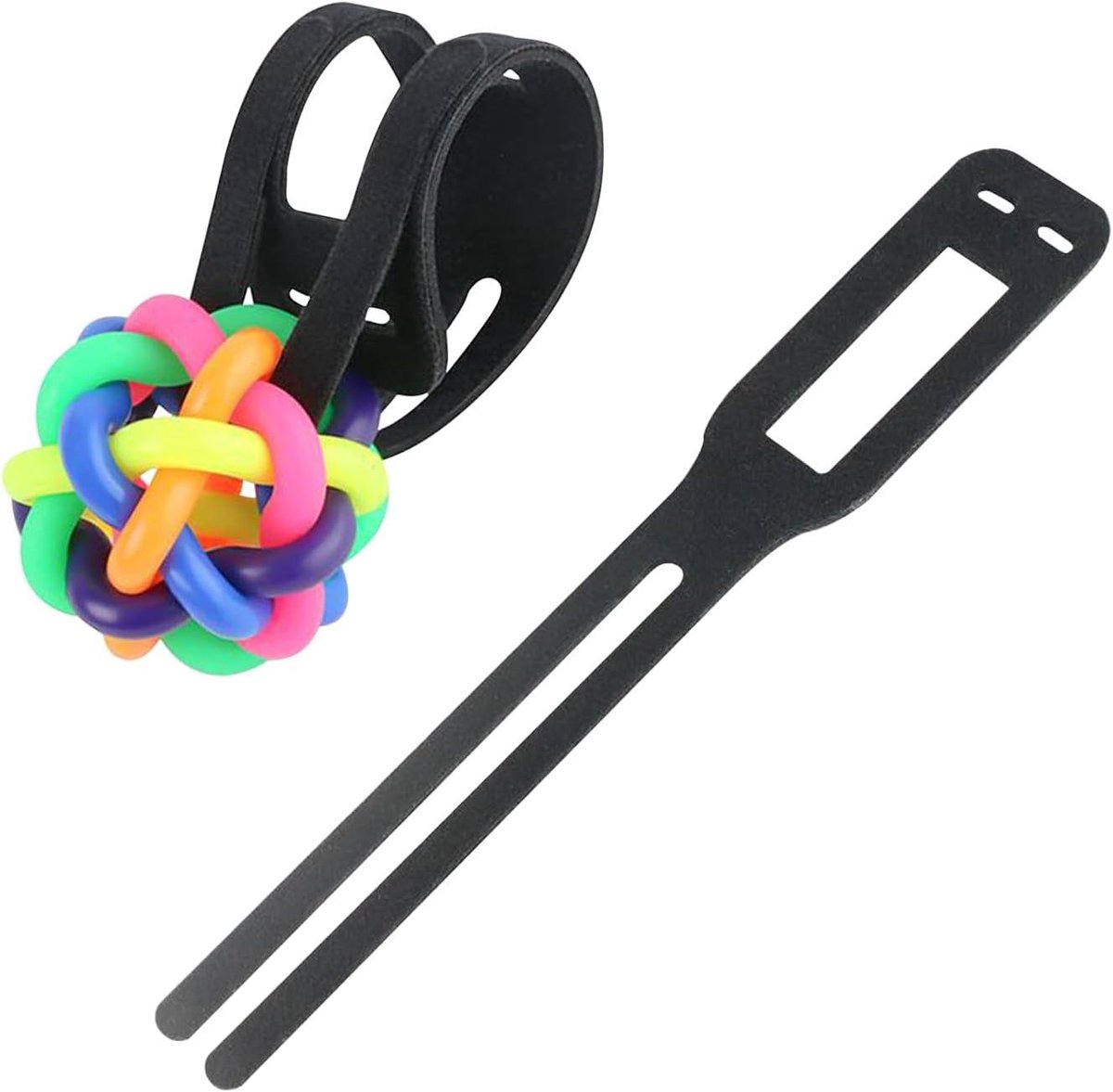 Golf Swing Trainer - Golf Grip Oefenbal - Golf Swing Verbeteren - Geïntegreerde Hulpbal - 9.5 cm Diameter - Meerkleurig