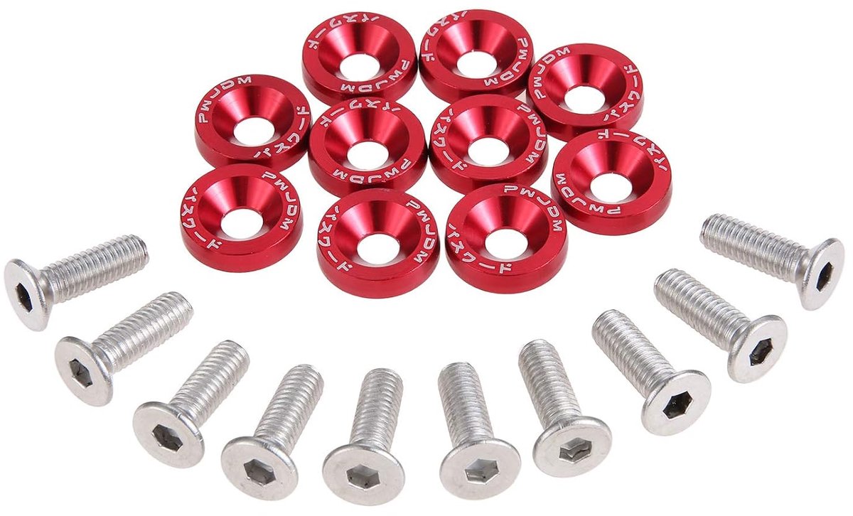 Schroeven M6 x 20 - Aluminium bumper - Set van 10 - Ideaal voor auto-accessoires - ShopVlot