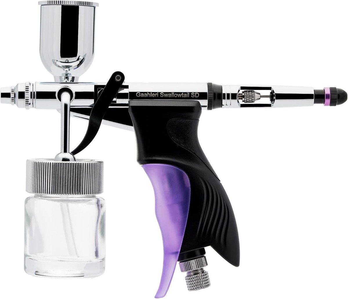 Airbrush met zijmontage verfkop - GHAC-Swallowtail - precisiewerk - ideaal voor complexe patronen - ShopVlot