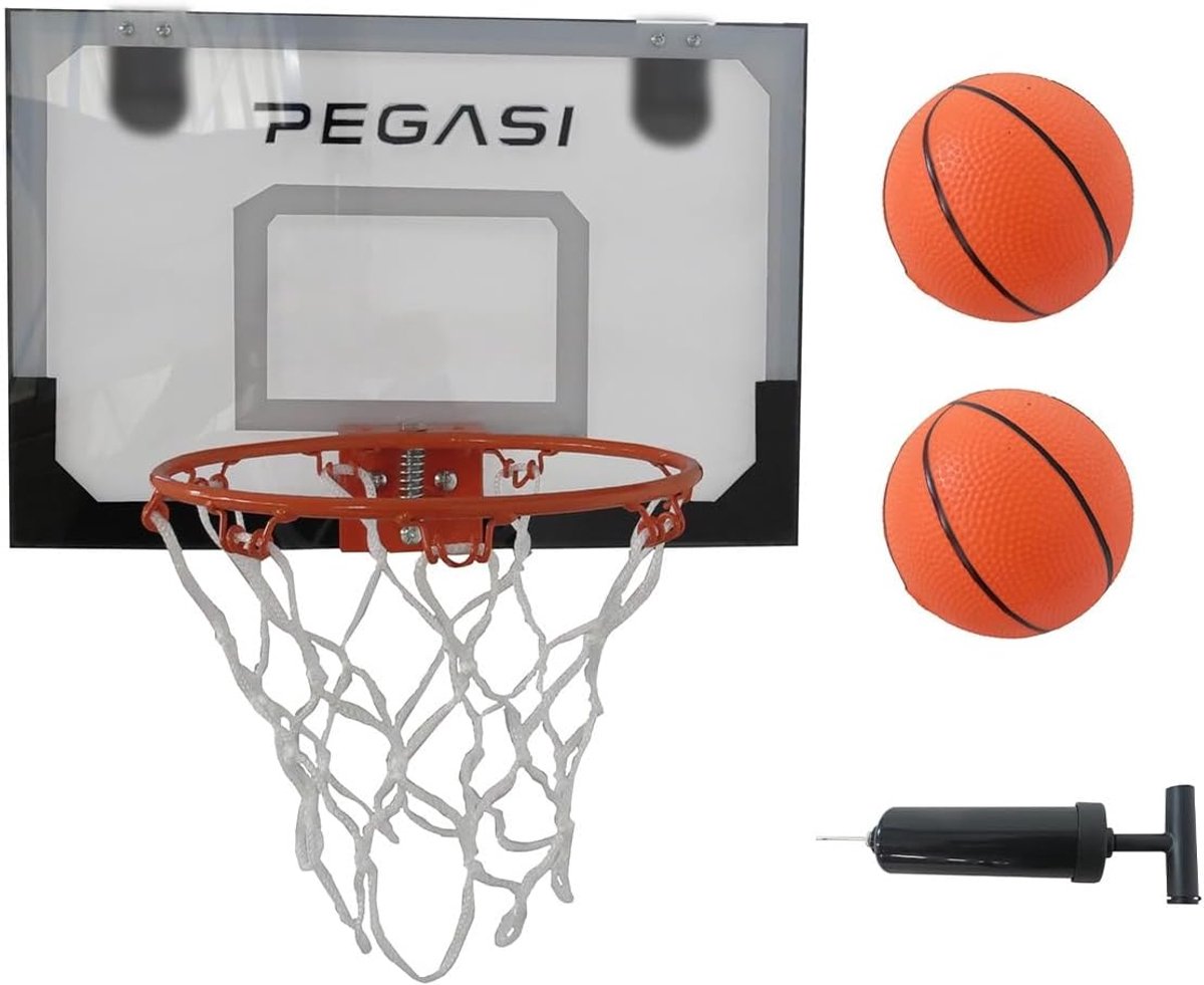 Mini basketball board 45x30cm - sterke kunststof - voor deurbevestiging - ideaal voor thuis of kantoor - ShopVlot