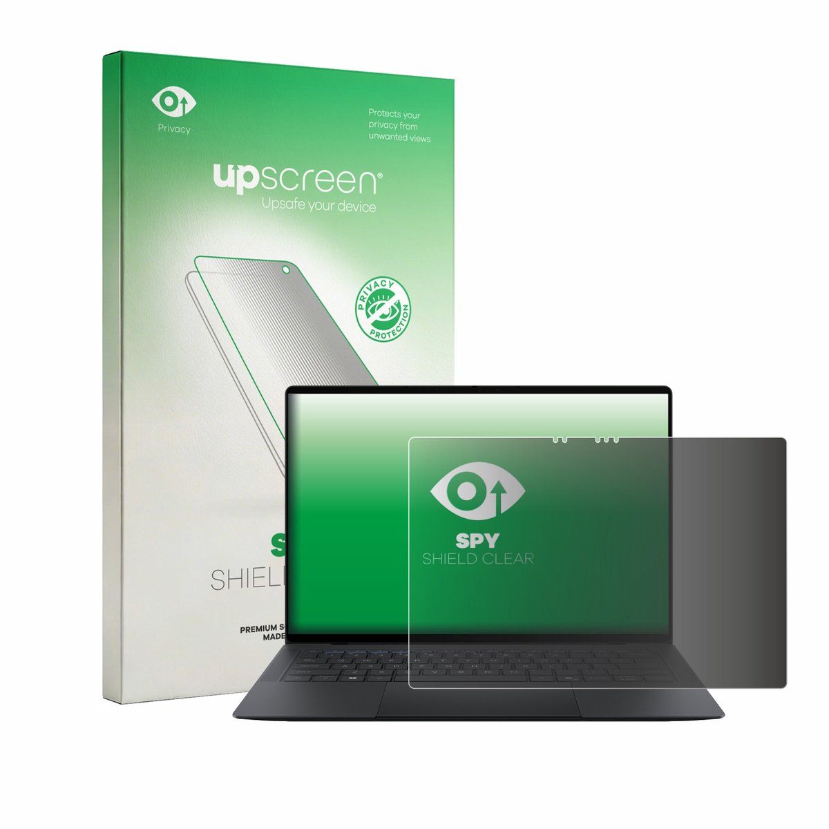 upscreen - privacy screenprotector voor ASUS ExpertBook Ultra - Folie Beschermfolie Blauwlichtfilter