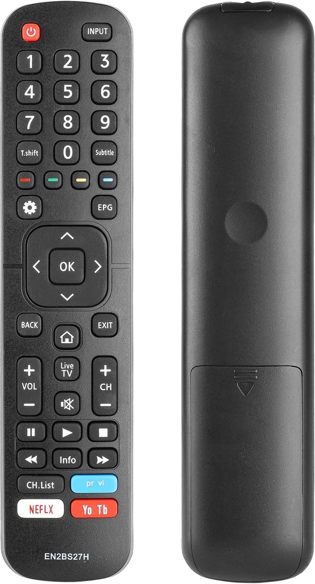 Afstandsbediening EN2BS27H - Vervangingscontroller - Geschikt voor Hisense 4K UHD TV - ShopVlot