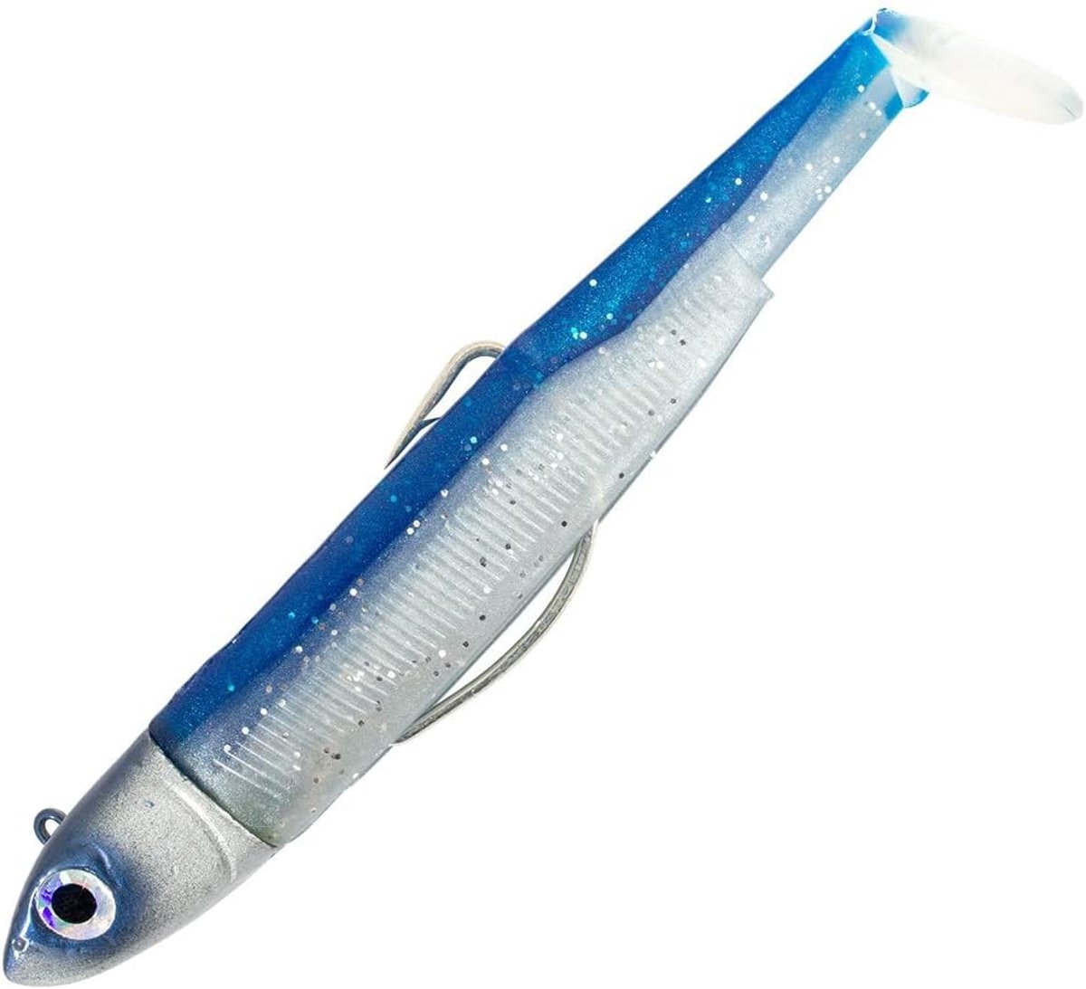 - Black Minnow - No3-12 cm - Combo Off Shore - 25G - Blanc + Rech. Blanc - Tp Rouge - Bm503