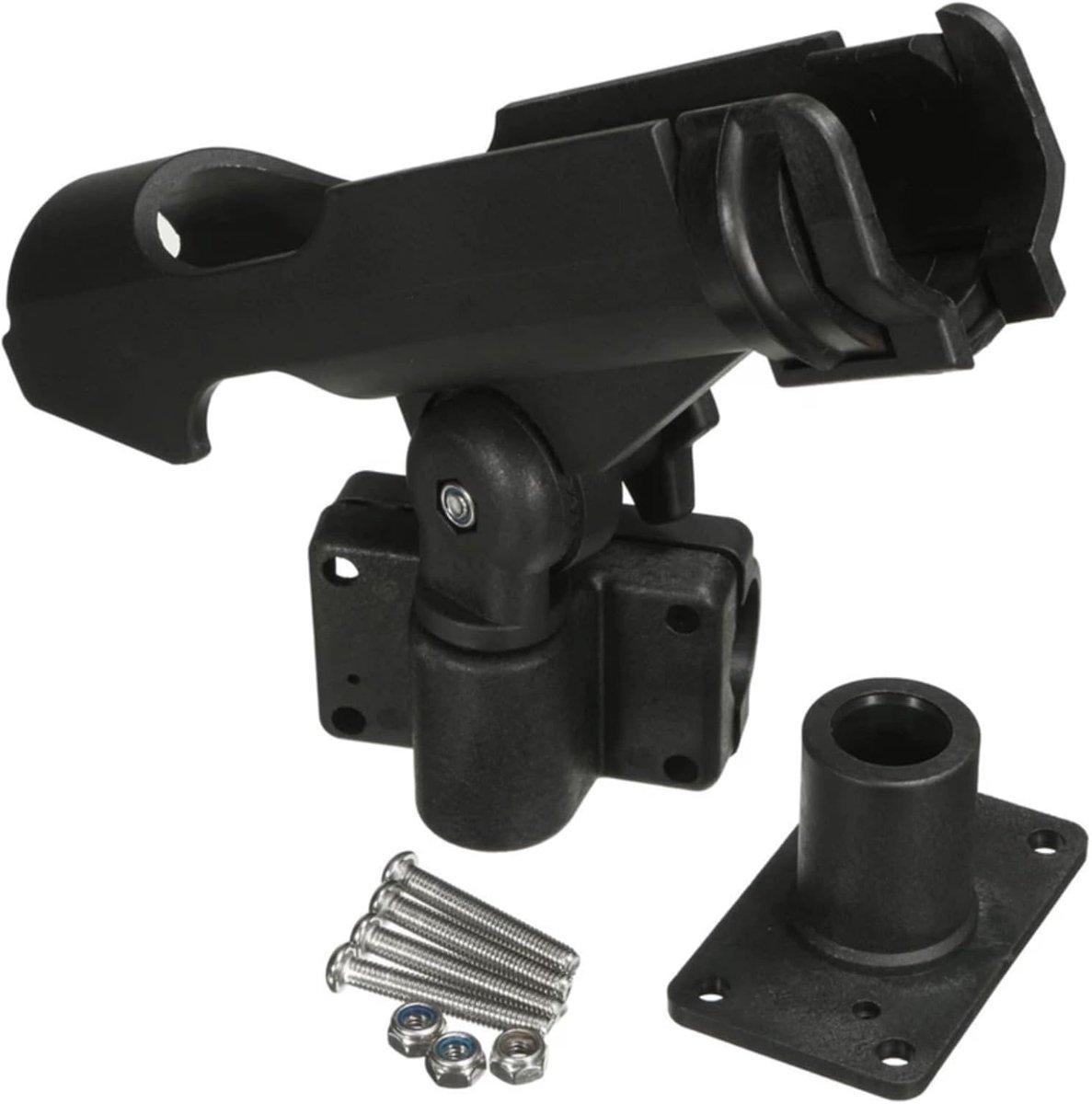 SnelShoppen - Multifunctionele LATRAT Rod Rest Rod Holder voor Boot en Kayak, Rotatable en Verstelbare Zijkanten, Makkelijk te Monteren, Ideaal voor V