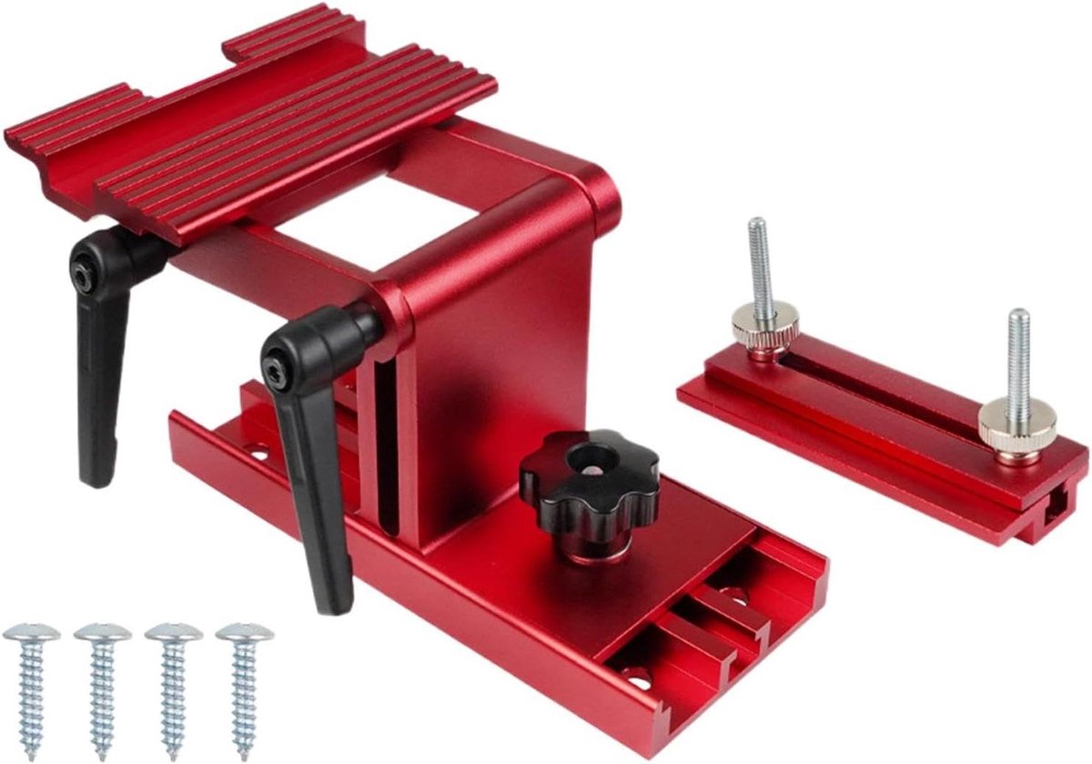 Gereedschapsstandaard Sjabloon - Slijpsjabloon Werkbank - Gereedschap Slijpen - Snelle Installatie - 181 ponden - Rood