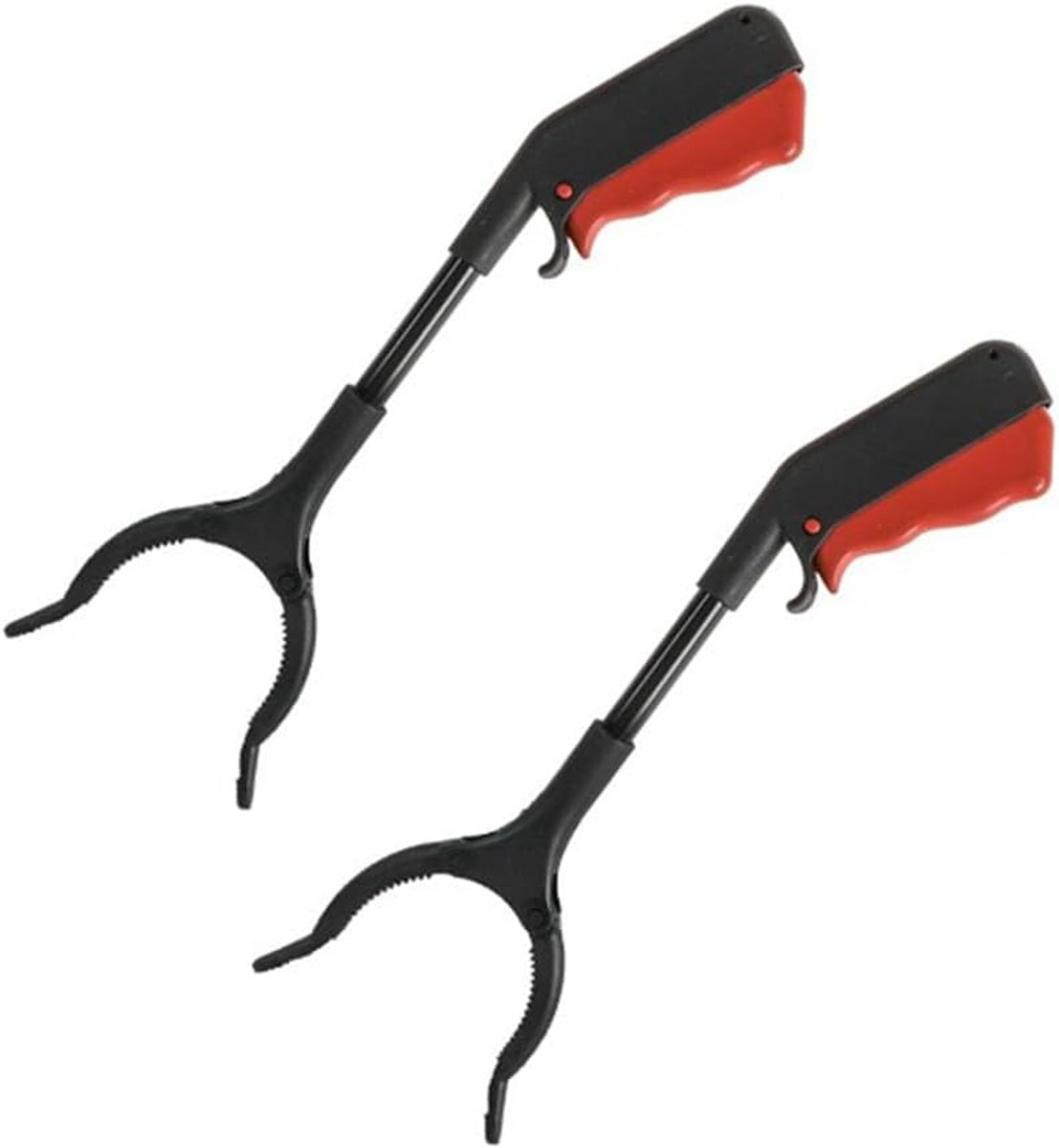 2 stuks grijptang voor senioren en kinderen, 30 cm grijper voor het oppakken van afval, vuilnistang, grijphulp voor huishouden en tuin, antislip vuilnisgrijper, grijparm, lichte vuiltang, grijptang