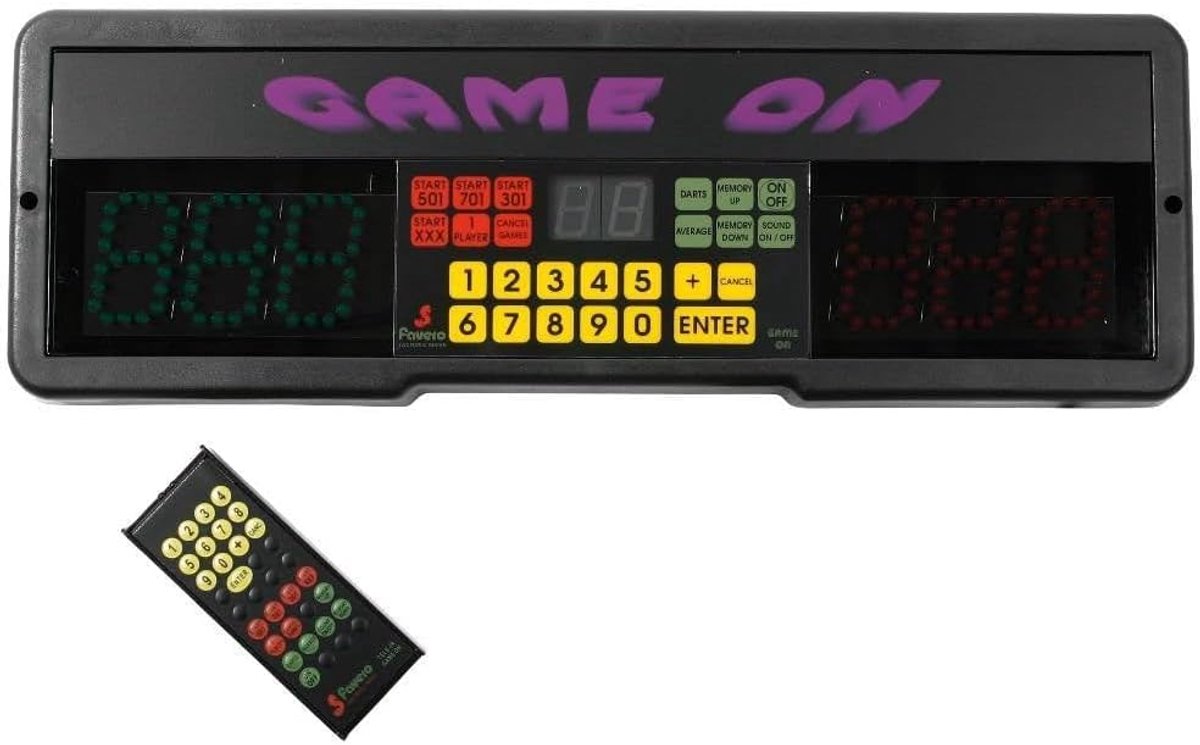 Elektronisch dartscorebord - met afstandsbediening - eenvoudig in gebruik - ideaal voor dartliefhebbers - ShopVlot