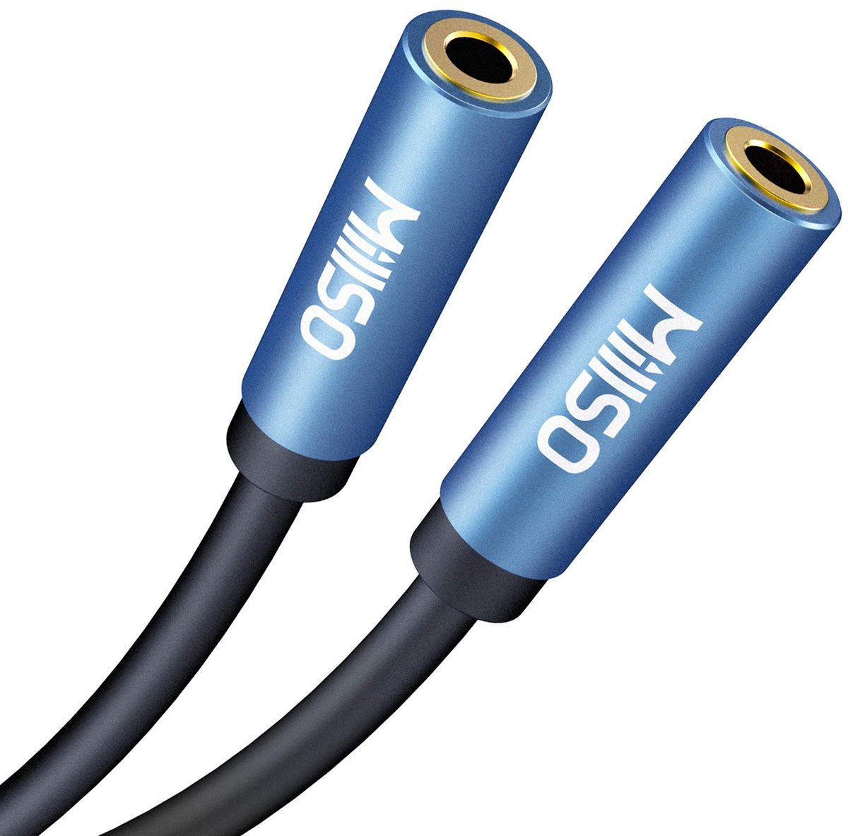 Audio adapter 3.5mm jack - 15cm verlengkabel - stereo TRS - ideaal voor hoofdtelefoons en apparaten - ShopVlot