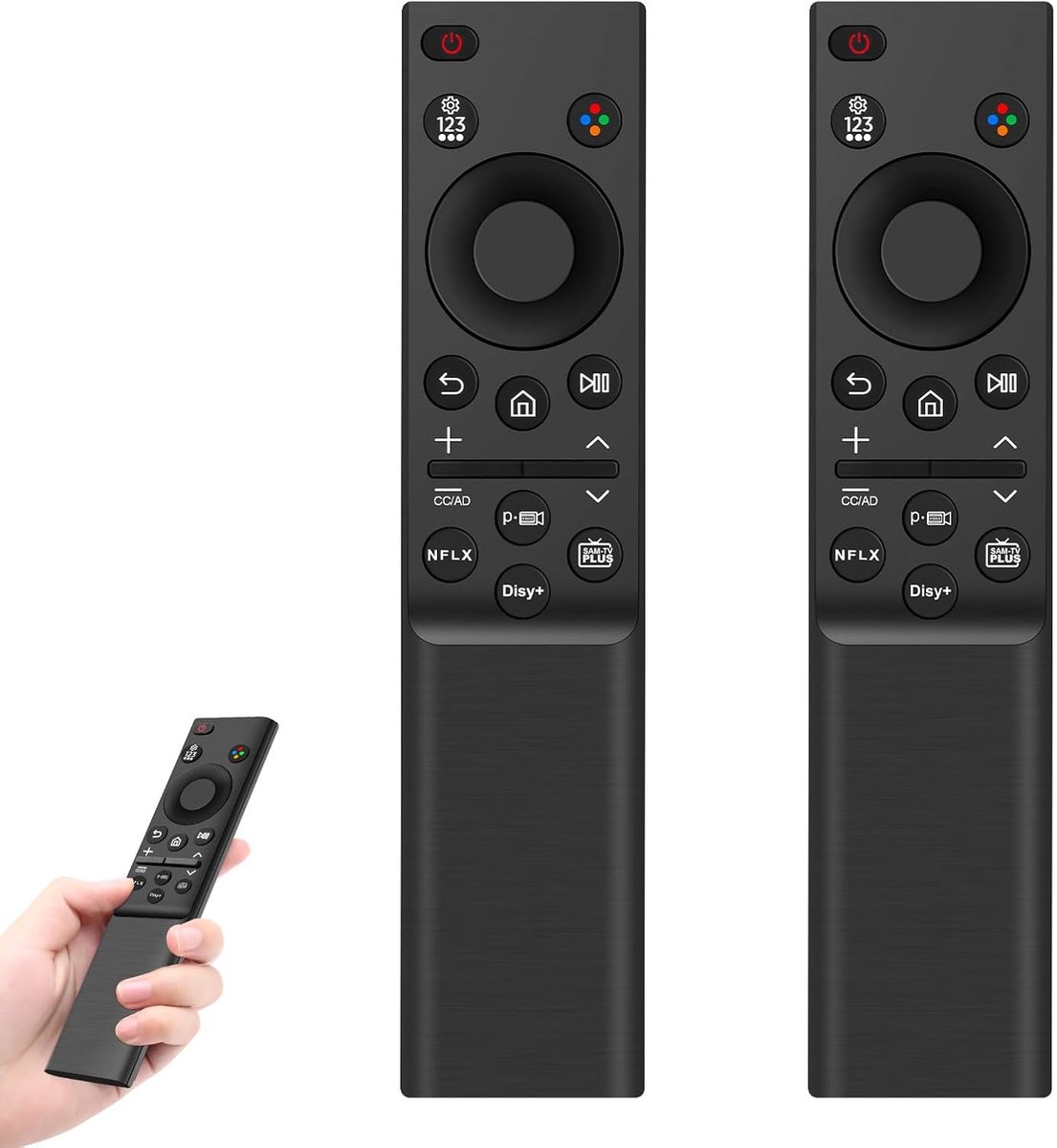 Vervangende afstandsbediening voor TV - 2 stuks - Universeel - Geschikt voor QLED OLED Curved HDTV 4/8K UHD - ShopVlot