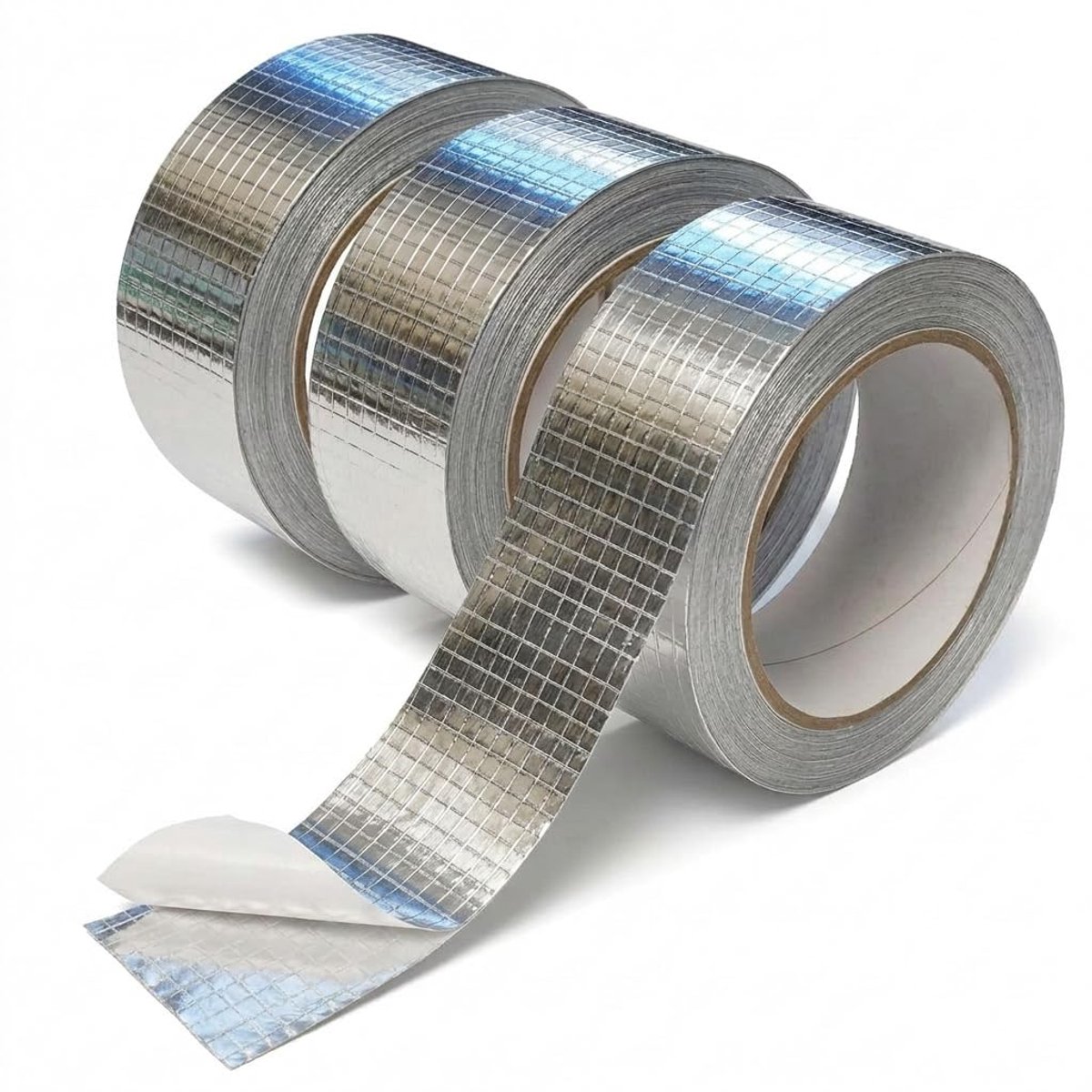 Aluminium plakband 43 mm x 20 m - versterkt gaas - zelfklevend - ideaal voor afdichting - ShopVlot
