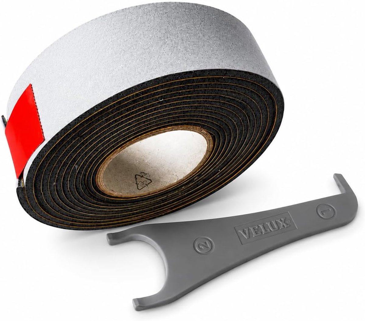 Afdichting Velux dakramen - zilveren typeplaatje - voor hout en kunststof - inclusief gereedschap en schroeven - ShopVlot