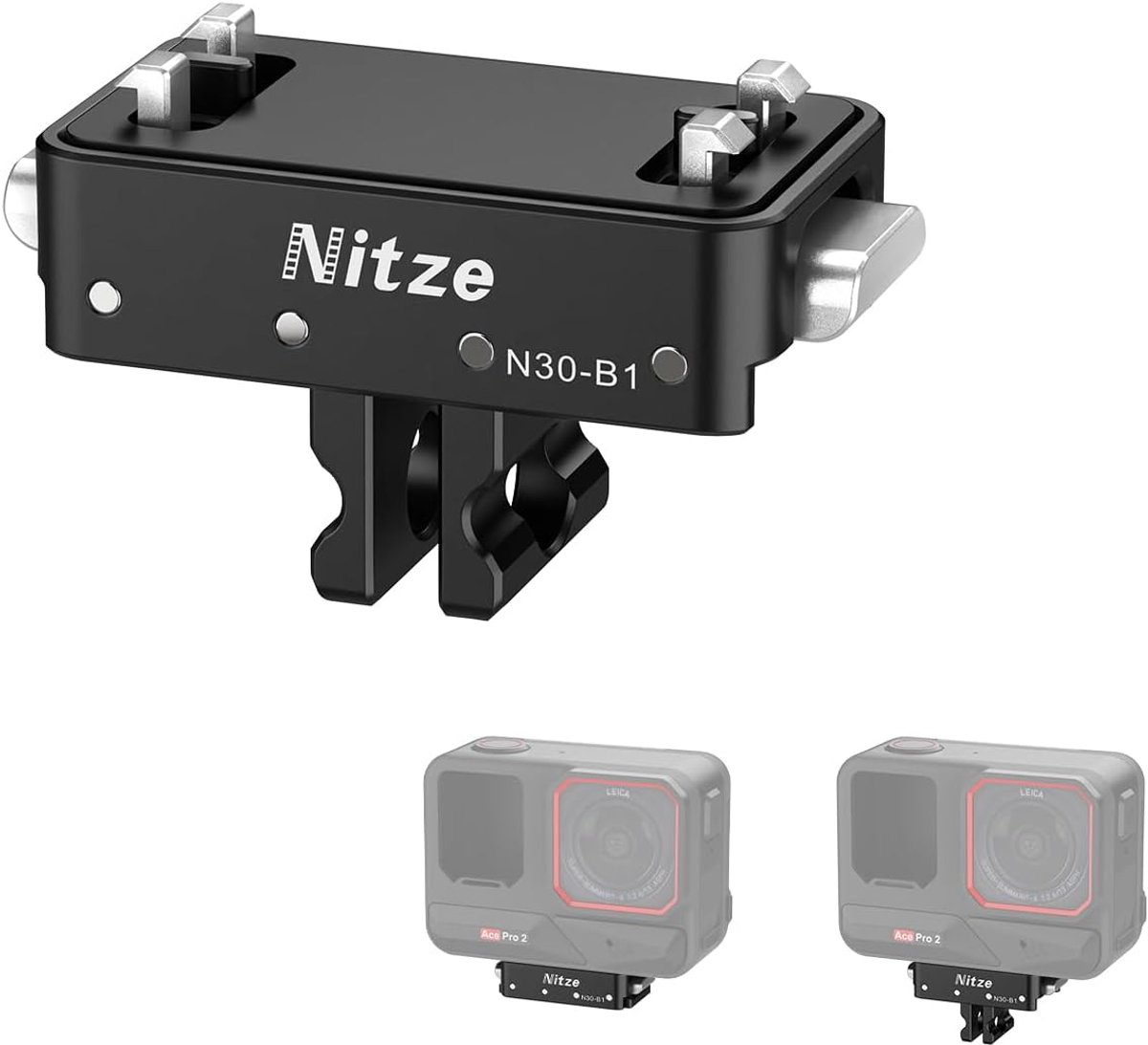 Snelkoppeling Adapter Bevestiging - Magnetisch - Voor Insta360 X5/X4 Air/Ace Pro2/Ace Pro - ShopVlot