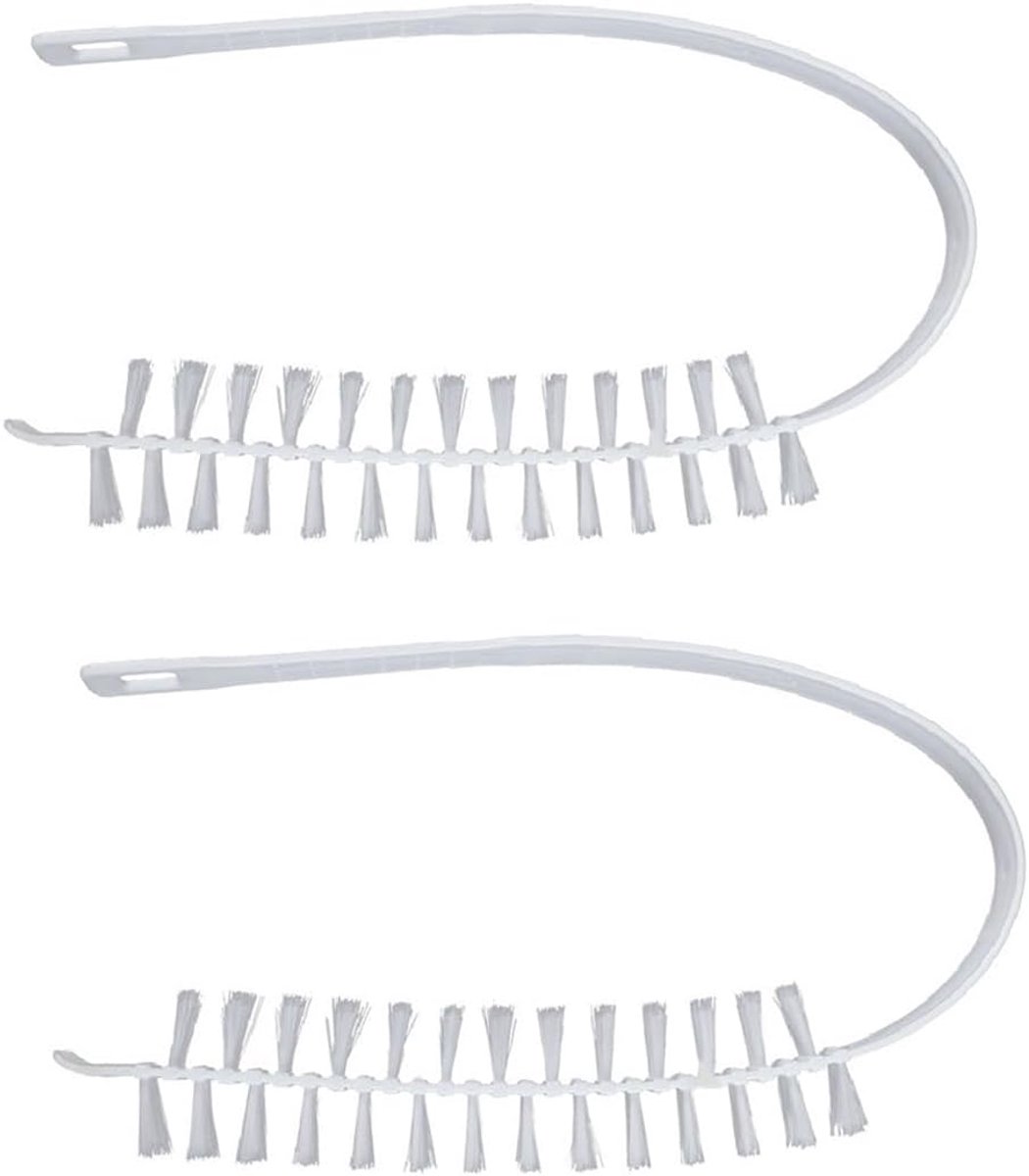 Wasmachine reinigingsborstels 2pcs - Lange flexibele fleece - Grondige reiniging van openingen - Voor alle apparaten - ShopVlot