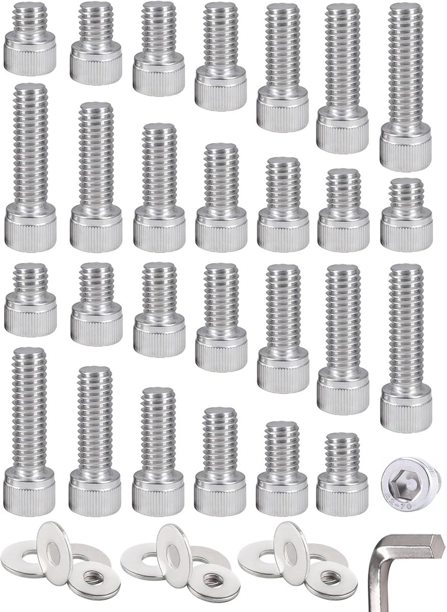 Camera accessoires 40pcs - 1/4 inch schroeven en adapters - aluminium en duurzaam - ShopVlot