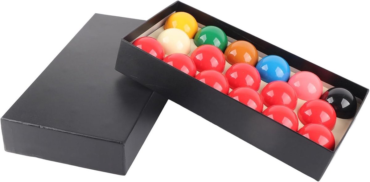 Snooker Ball Set 17 Stuks - 2.1 Inch Hars - Precisie Rondheid - Geschikt voor Officiële Wedstrijden - ShopVlot