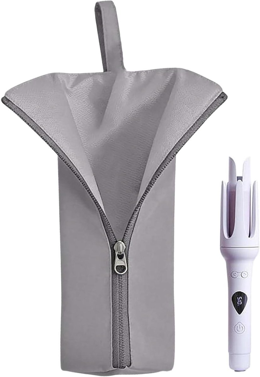 Haargereedschapstas - Stylingtool Organizer - Stylingtools Opbergen - Hittebestendige Mat - 28 x 10 x 0.39 cm - Grijs