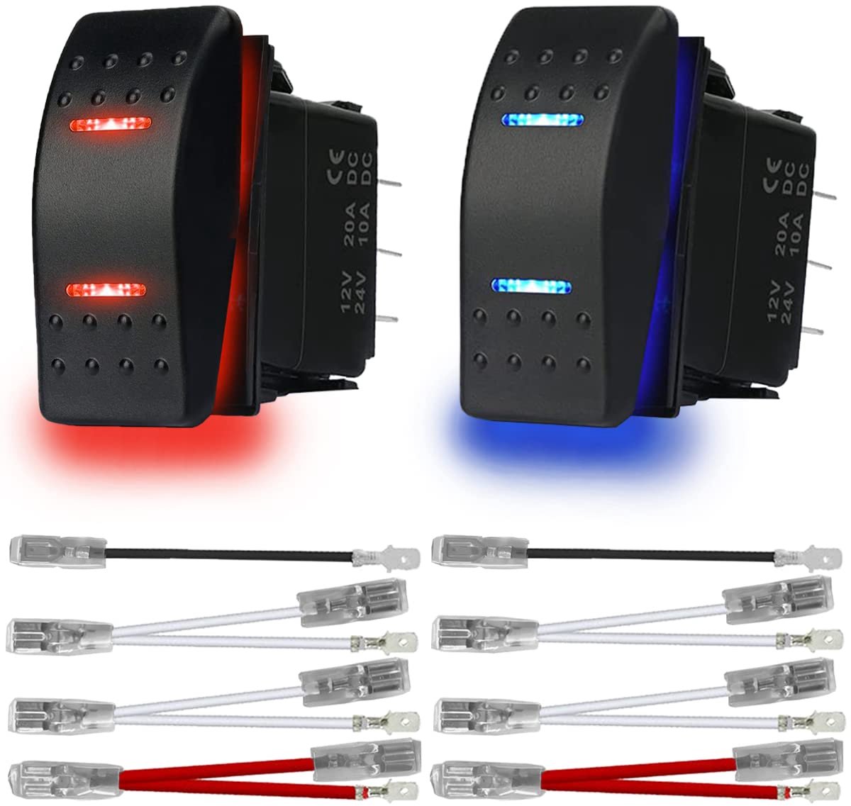 Automatische Toggle Schakelaar On/Off 3 Modi - Waterdicht DC 12V/20A - LED Licht met Brugkabel - ShopVlot