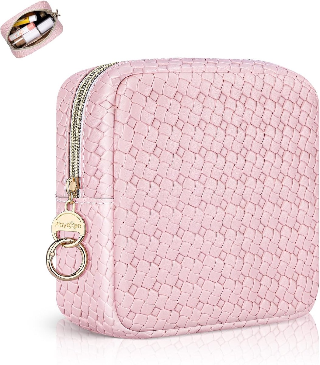Cosmetic Bag Klein - PU Leer - Waterdicht - Ideaal voor Reizen - ShopVlot
