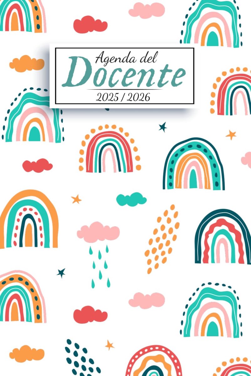 Agenda del docente 2025/2026 A5 - Pianificator wekelijks en maandelijks - Registro voor docenten - ShopVlot