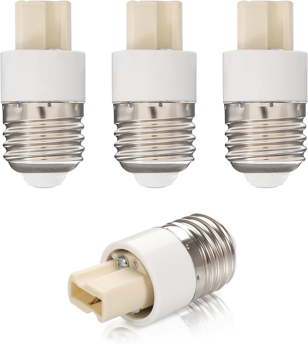 E27 naar G9 adapter converter - lampfitting 59x27mm - voor LED, halogeen, spaarlampen - eenvoudig te installeren - ShopVlot