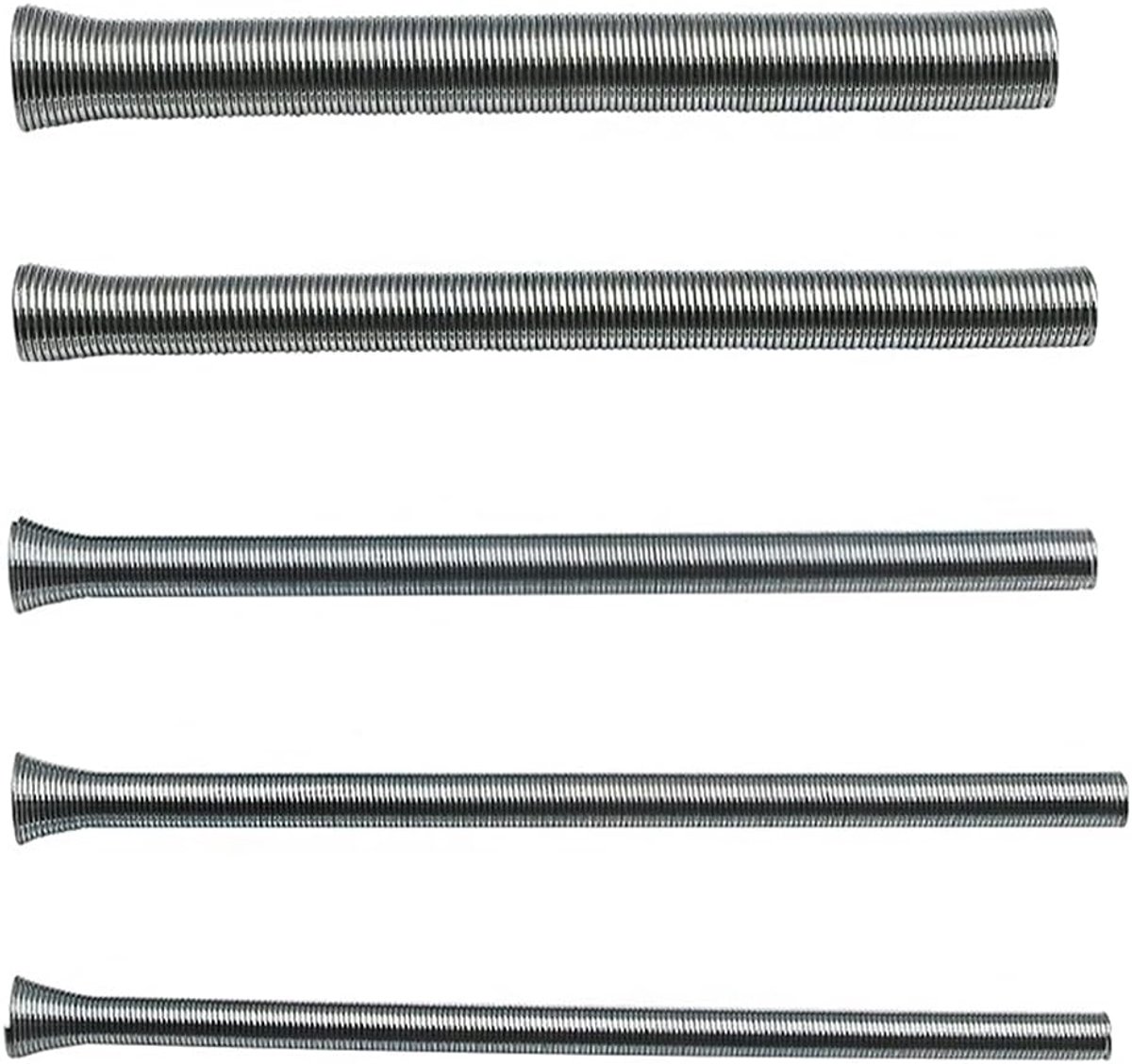 SnelShoppen - 5-delige buigset voor buizen 1/4, 5/16, 3/8, 1/2, 5/8 inch - Perfect voor koper, aluminium, dunwandige en stalen buizen - Bending tools