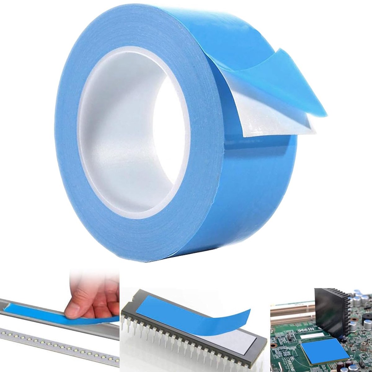 Thermisch geleidende tape 25m x 20mm - dubbelzijdig - hoge thermische geleidbaarheid - ideaal voor elektronica - SnelShoppen