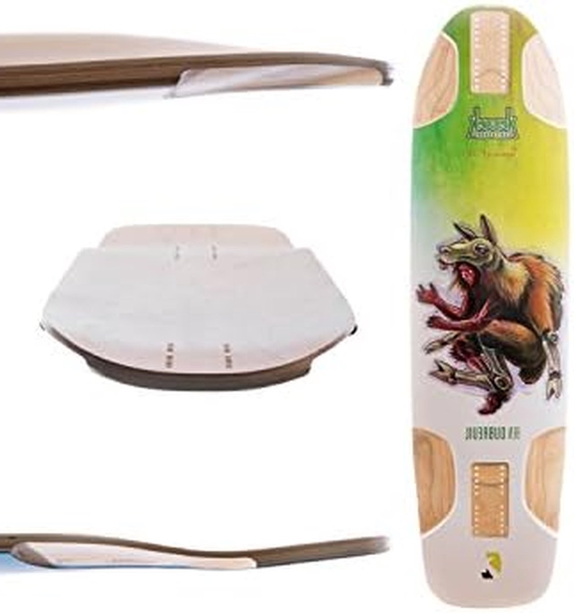 Skateboard Longboard Surfboard Skate Straat Cruisen Topmount Design 38 x 9.75 inch Niet gespecificeerd
