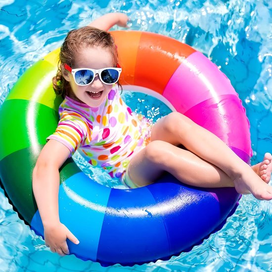 24 stuks kinderzonnebrillen - UV400 - neon kleuren - feest — afbeelding 3