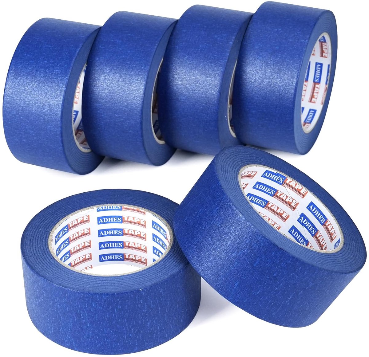 Verf tape 50 mm x 50 m - 6 rollen - scherpste lijnen - geen resten - ShopVlot