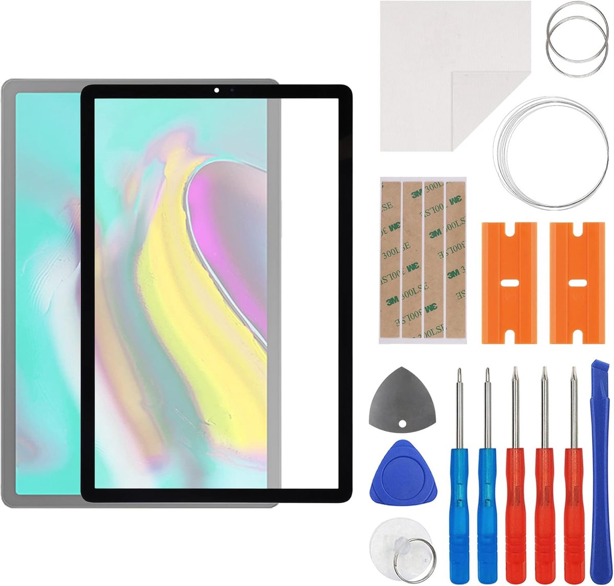 Glass Repair Kit voor Samsung Galaxy Tab S5e 10.5 Inch - Inclusief Tool Set - Professionele installatie - ShopVlot