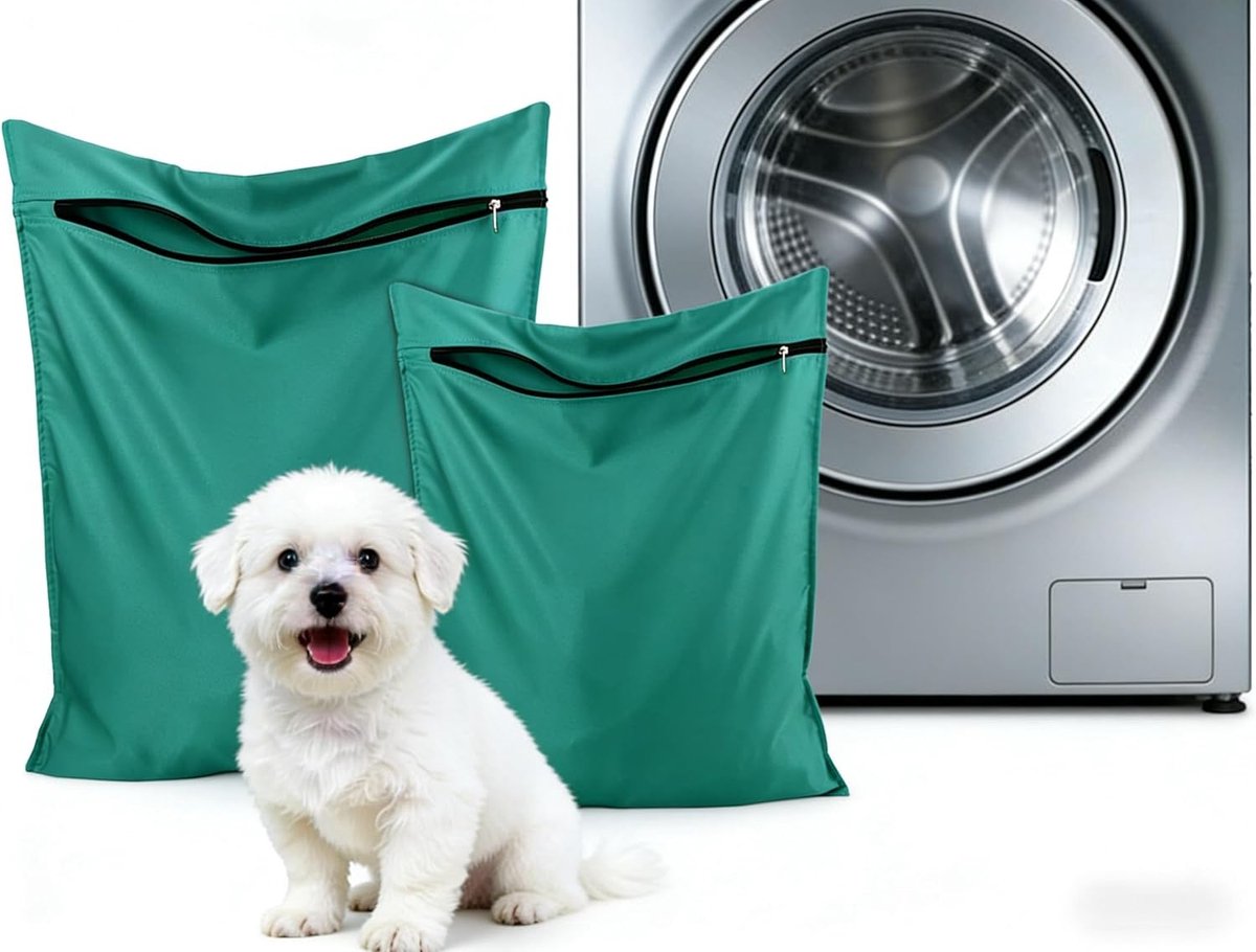 Dierenwaszakken 2 Stuks - Duurzaam Polyester - Beschermt Wasmachine - Voor Honden en Katten - ShopVlot