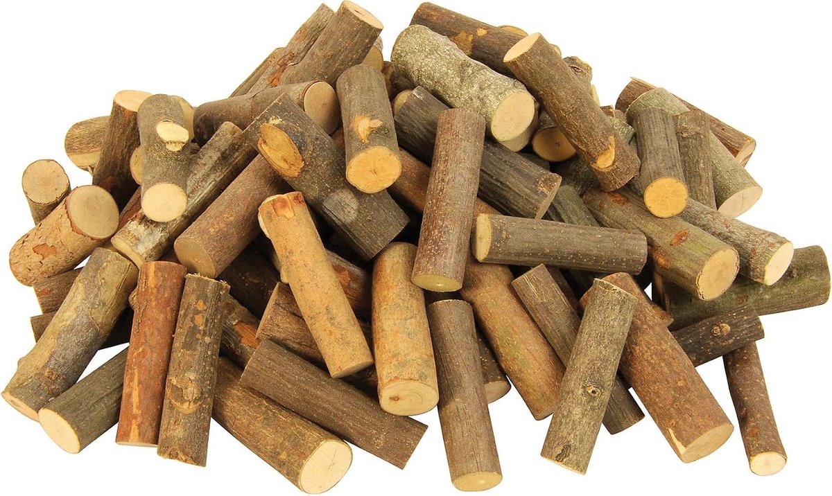 Houten stokjes 1 kg 5-8 cm - natuurlijk materiaal - ideaal voor knutselen - vanaf 6 jaar - ShopVlot