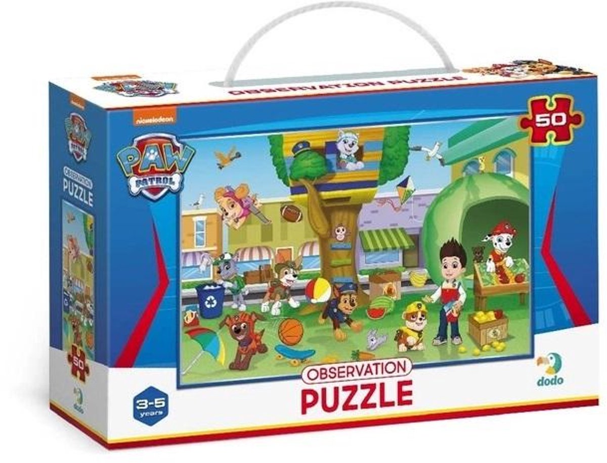 Paw Patrol Observatiepuzzel 50 Stukken - Leerzaam en Leuk