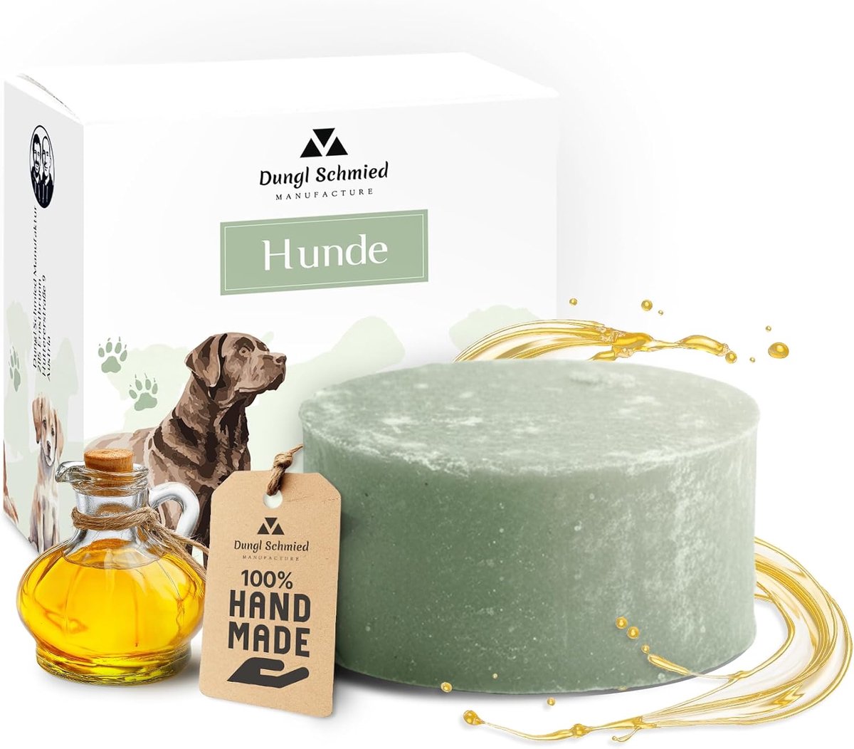 Hondenshampoo - Dierlijke zeep - Natuurlijk - Verzorgt vacht en huid - ShopVlot