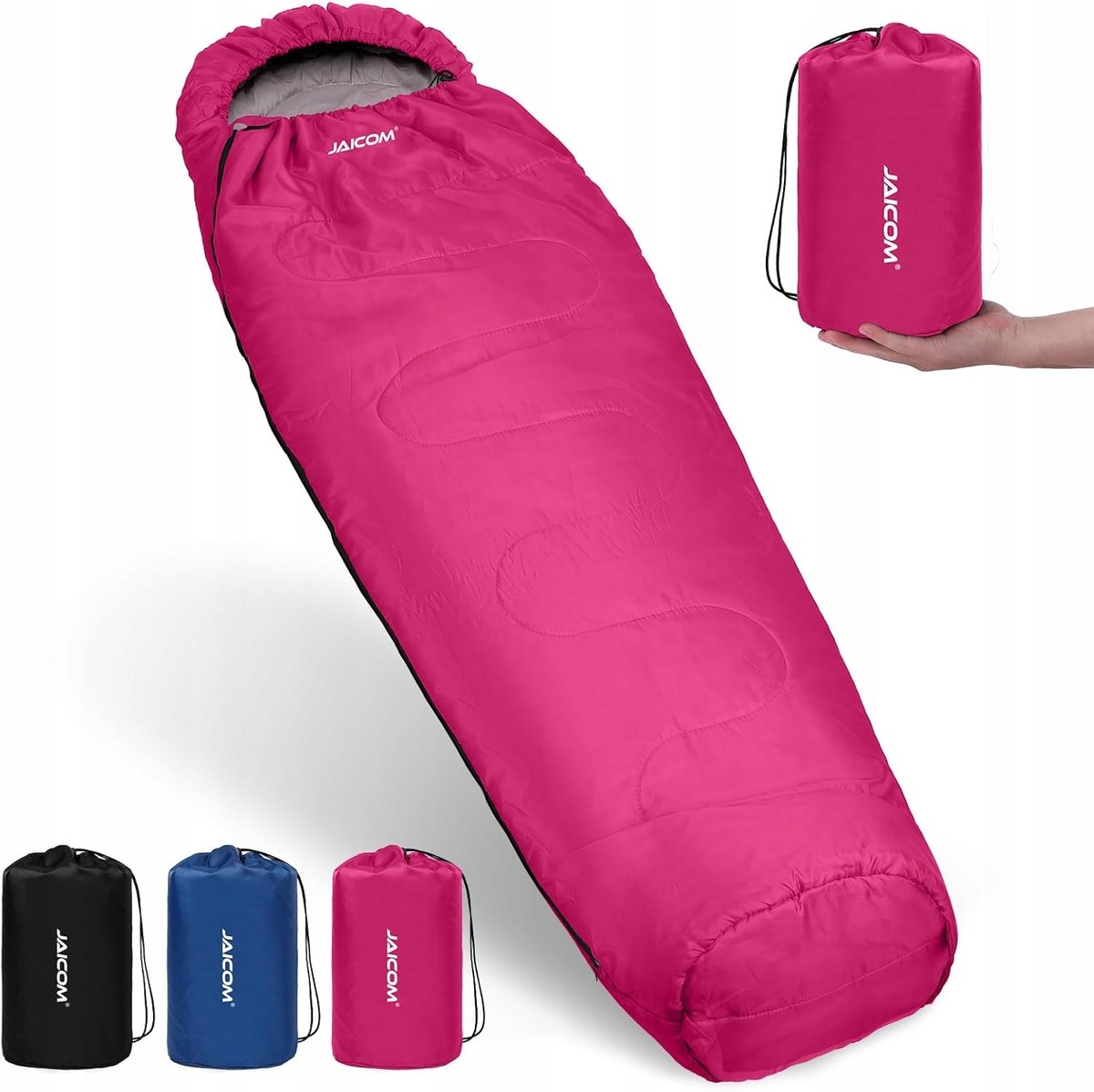 Bestsport Mummyslaapzak 210x75cm - Ultralicht & Comfortabel