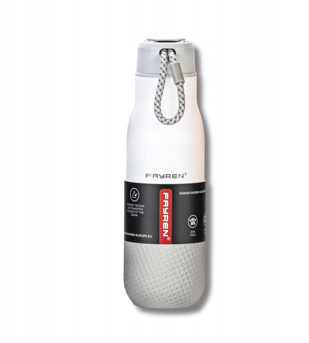 Fayren Como Thermosfles Wit 500ml - Ideaal voor Sport & Werk