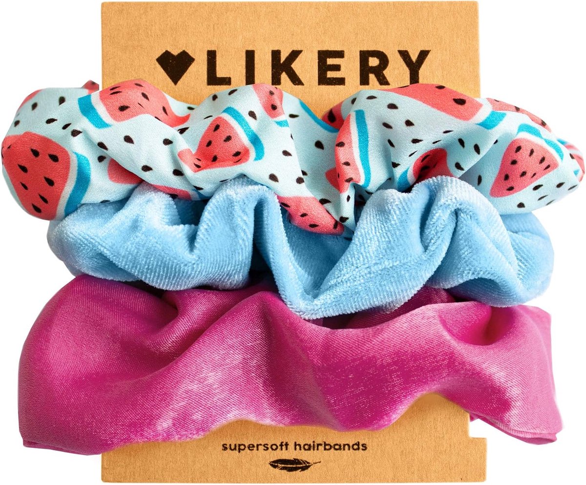 Scrunchies super zacht - elastisch - voor haar en pols - ideaal voor dik haar - ShopVlot