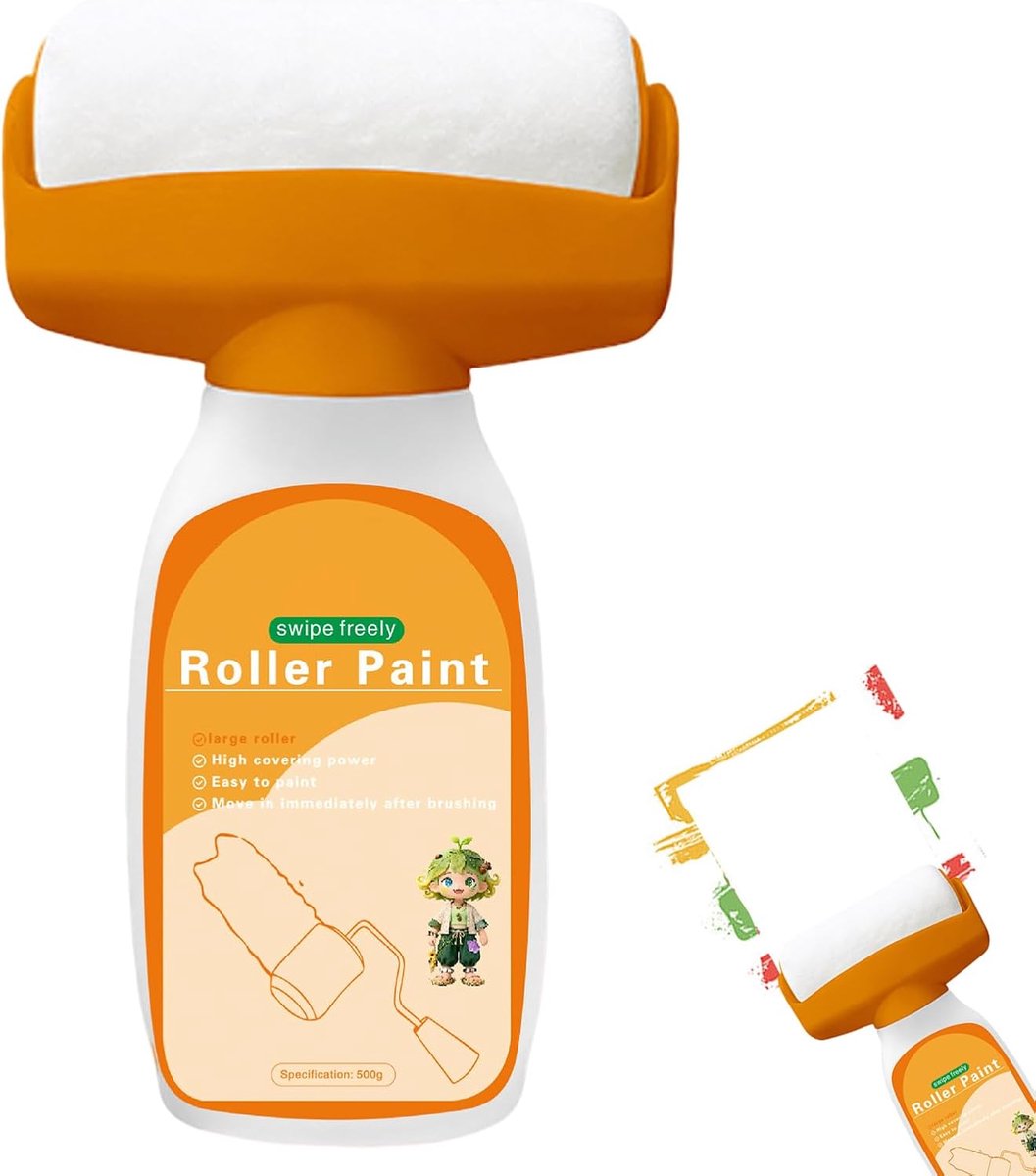 Reparatieset voor witte muren - 500 g - met rol - snelle oplossing voor krassen - ShopVlot